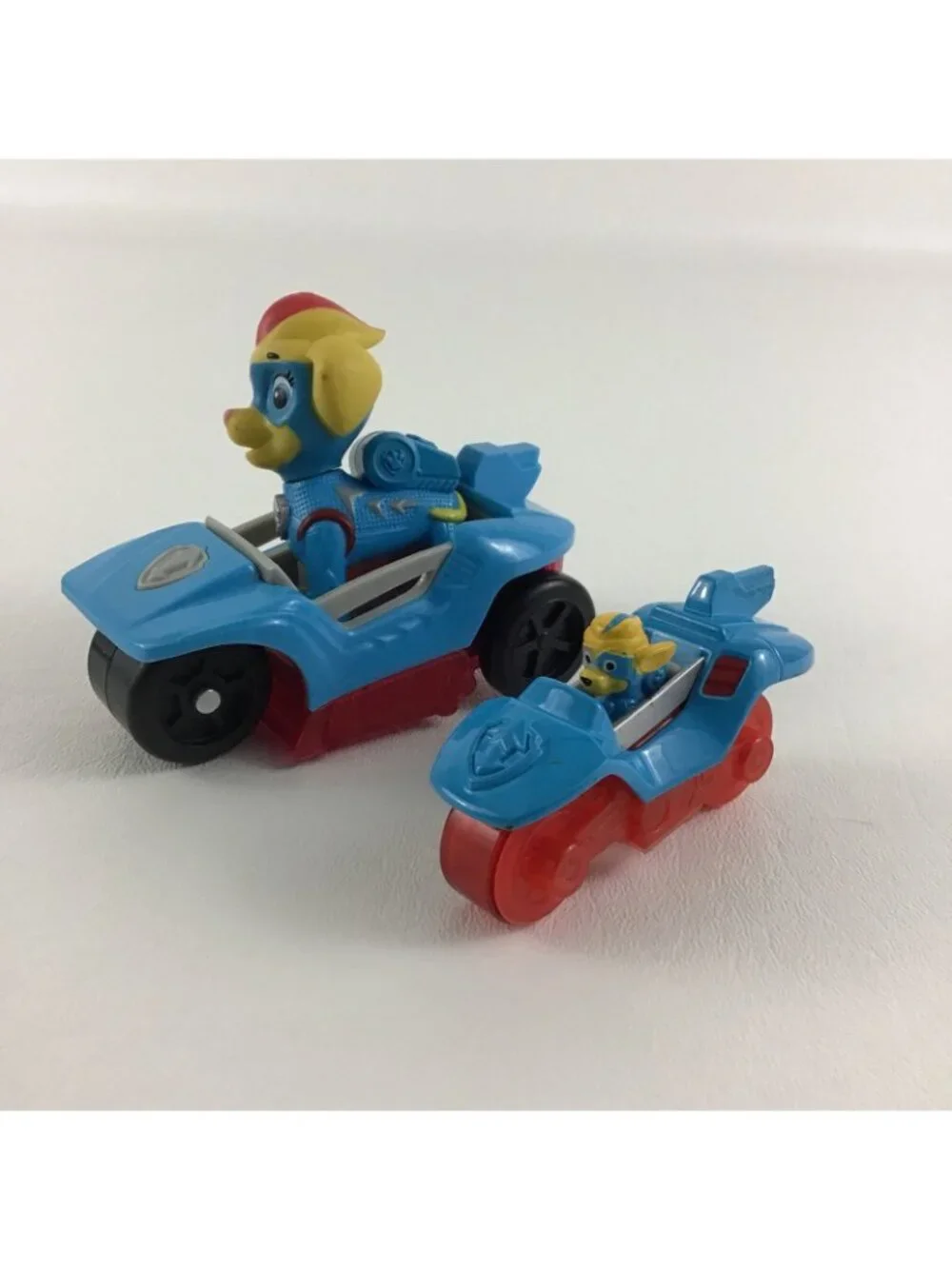 Paw Patrol Mighty Pups Super Paws DVD Mighty Twins Figures Car Racer Figure Lot